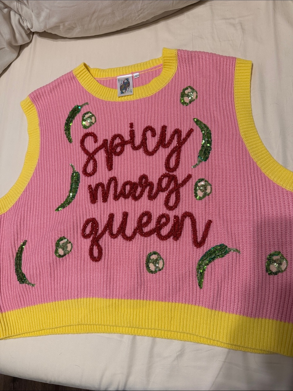Queen of Sparkles Spicy Marg Sweater